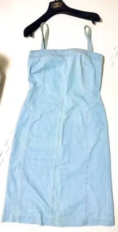 【美品送料無料】ワンピース デニム インディゴ