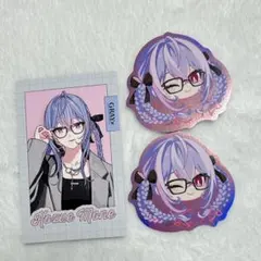 梢桃音 GRAY×ACCENT チェキ ステッカー