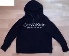 CALVIN KLEIN JEANS パーカー　裏起毛　黒　S