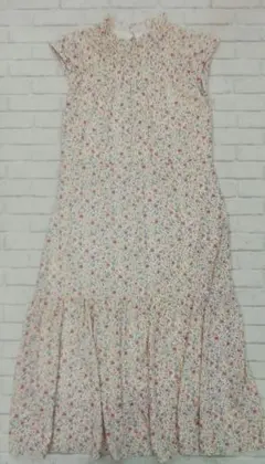 G261　axesfemme　アクシーズファム　花柄　ロングワンピース