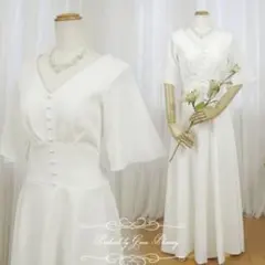 ウエディングドレス　結婚式　二次会　前撮り　シンプル