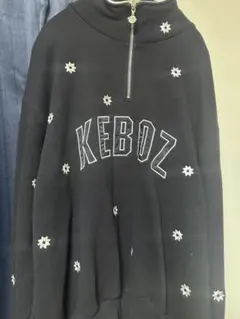 KEBOZ FREAK'S STORE ハーフジップ スウェット 黒 XLのサムネイル