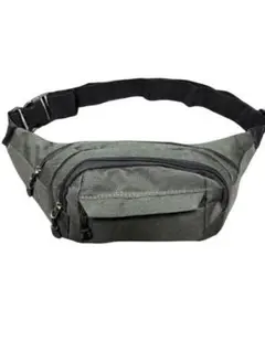 【4ポケット】新品未使用 3WAYボディバッグ 撥水加工 前後掛け/ウエスト対応