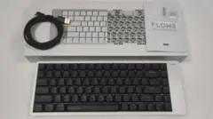 【特別限定カスタム】LOFREE FLOW2シルバー（84キー） ×静音ピンク軸