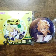 鏡音レン 缶バッジ 中国 転倒 磁力賞 星祈の夜 くじ