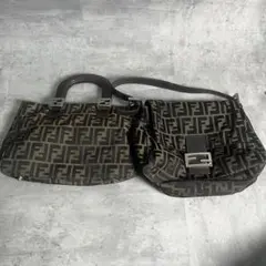 FENDI ズッカ柄 ハンドバッグ ショルダーバッグ 2点セット まとめ