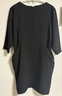 ADORE アドーア バックジッパー ドルマリンワンピース ブラック 36