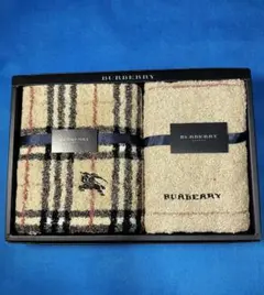 BURBERRY バーバリー　フェイスタオル　ウォッシュタオル　 2枚