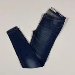 ZARA スキニーデニム ダークブルー EUR 36 7〜9号　XS〜M