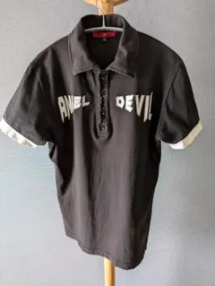 Angel Devil ポロシャツ Lサイズ 黒