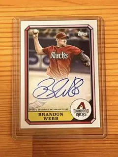 Topps Archives Brandon Webb 直筆サインカード