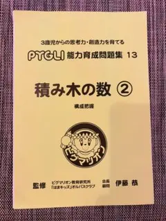ピグマリオン 能力育成問題集 13 積み木の数 2 裁断済
