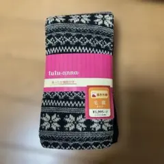 tutu anna 毛混柄タイツ ¥1,995