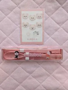 Stray Kids Jiniret ジニレット　カトラリーセット＆シール
