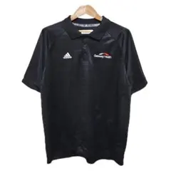 adidas ブラック 半袖ポロシャツ XL climalite素材