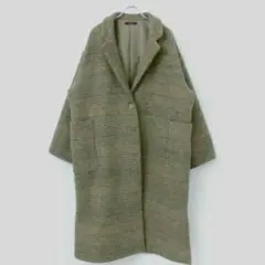 items URBAN RESEARCH　チェック柄オーバーサイズロングコート