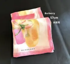 未使用Burberryハンカチorスカーフ膝掛け57cm