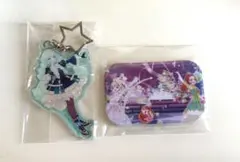 アイカツプラネット キューピット アクリルキーホルダー ハナ ローズ 缶バッジ