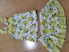 女児　セパレート水着　120 ハッシュアッシュ