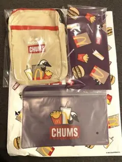 マクドナルド　福袋　2023  CHUMS 3点セット