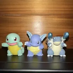 ポケモンキッズ（ゼニガメ、カメール、カメックス）指人形 フィギュア