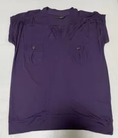 【next ネクスト】パープル Vネック Tシャツ トップス　カットソーのサムネイル