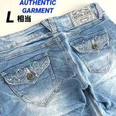 オーセンティックガーメント デニム ショートパンツ ハーフパンツ ギャル y2k