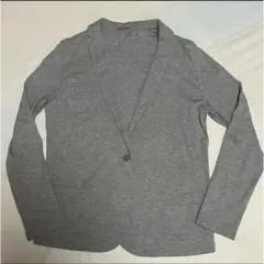 UNIQLO ユニクロ　テーラードジャケット　ジャケット　グレー　レディース　L