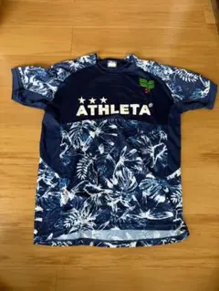 ATHLETA プラクティスシャツ ネイビー ボタニカル柄 Lのサムネイル