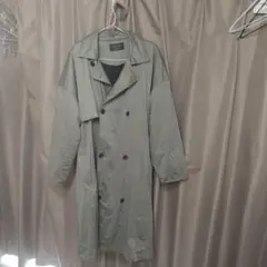 ZARA カーキ ダブルブレスト トレンチコート