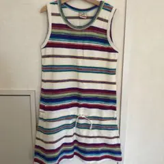 オーシャンパシフィック ノースリーブ ボーダーワンピース