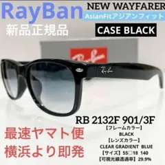 横浜即発！正規品！RayBan レイバンサングラス　RB2132F 901 3F