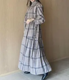 snidel タックレイヤードワンピース