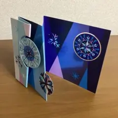 MoMA まわるクリスマスカード　輝く雪の結晶のサムネイル