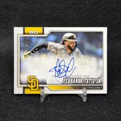 2025 フェルナンド・タティスJr 直筆サインカード topps25シリ - メルカリ