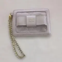 Lizlisadoll リボンパスケース 、チェーン付き
