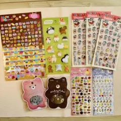 クレヨンしんちゃん マシュマロシール &ぷっちりシール他　9個セット