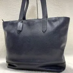 COACH コーチ 89933 ハミルトン ぺブルレザー トートバッグ ネイビー