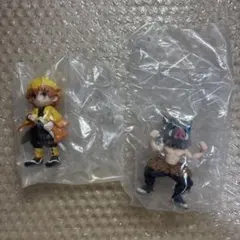 鬼滅の刃　我妻善逸　嘴平伊之助　PalVerse パルバース　フィギュア