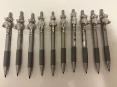 クマ付きグレーシャープペンシルまとめ売り 10本セット