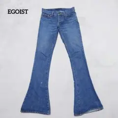 G5-3877　ブーツカット　デニムパンツ　ローライズ　M【エゴイスト】