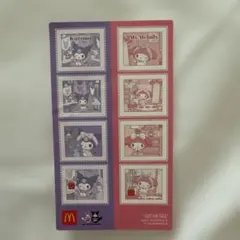 Kuromi & My Melody シール 6枚セット