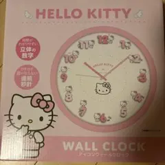 Hello Kitty アイコンウォールクロック ピンクのサムネイル