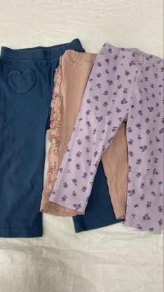 petit mainなど パンツ 3点セット 80cm