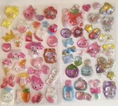 シール　おすそ分け - 12 立体シールセット カラフル