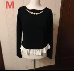 satire❤長袖トップス・黒・ Mサイズ