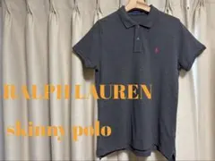 RALPH LAUREN 半袖 ポロシャツ グレー XL スキニーフィットのサムネイル