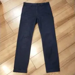 ユニクロ　チノパン　パンツ　ネイビー