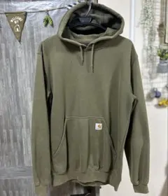 カーハートMIDWEIGHT HOODED SWEATSHIRT オリーブ