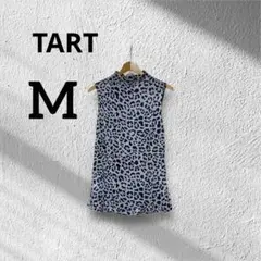 ヒョウ柄ノースリーブチュニック【M】